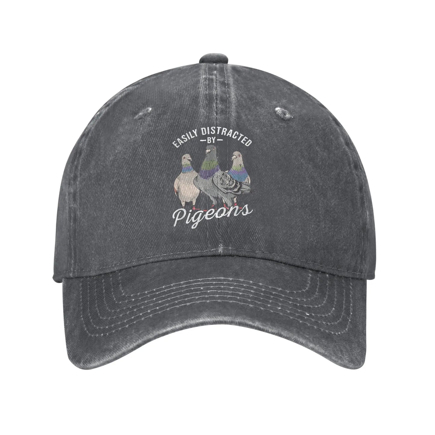 Easily Distracted Pigeon Lover Baseball Cap