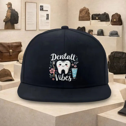 Dental Vibes Tooth Graphic Streetwear Snapback Cap