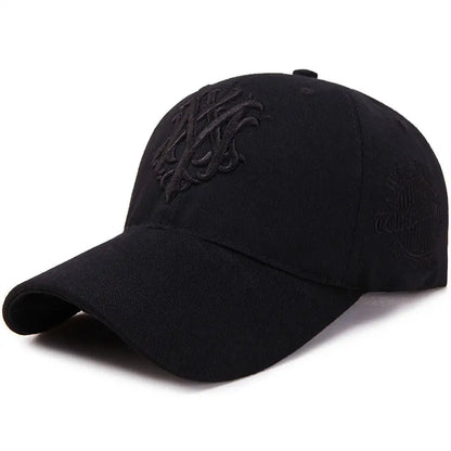 Flame Totem Embroidered Sunshade Baseball Cap