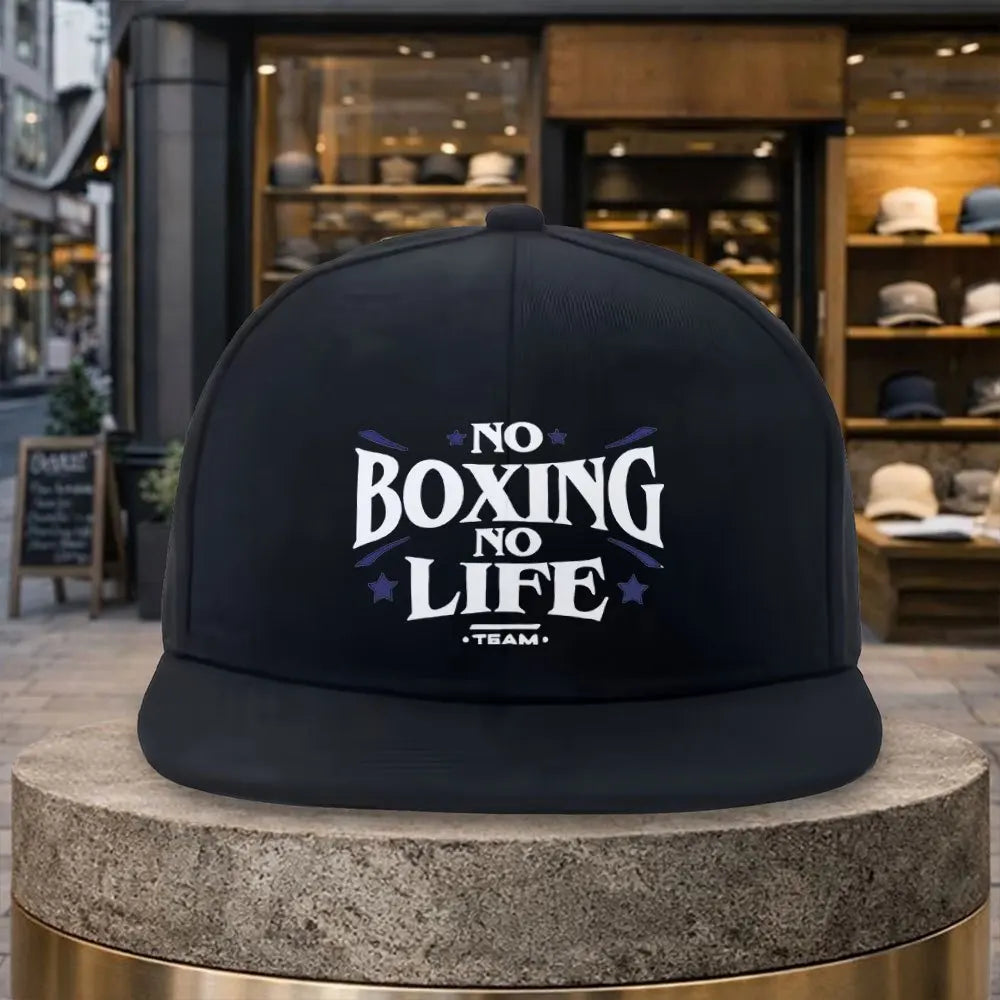 No Boxing No Life Team Graphic Unisex Snapback Cap