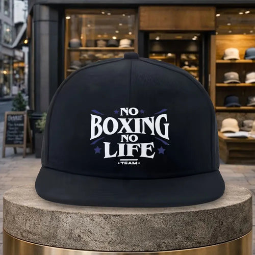 No Boxing No Life Team Graphic Unisex Snapback Cap