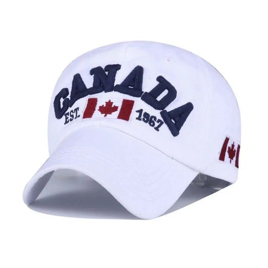 Canada Maple Leaf Embroidered Baseball Cap