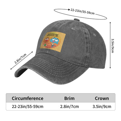 Amazing World Gumball Denim Snapback Baseball Cap