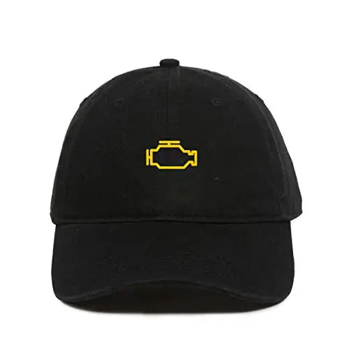 Check Engine Light Cotton Adjustable Baseball Cap