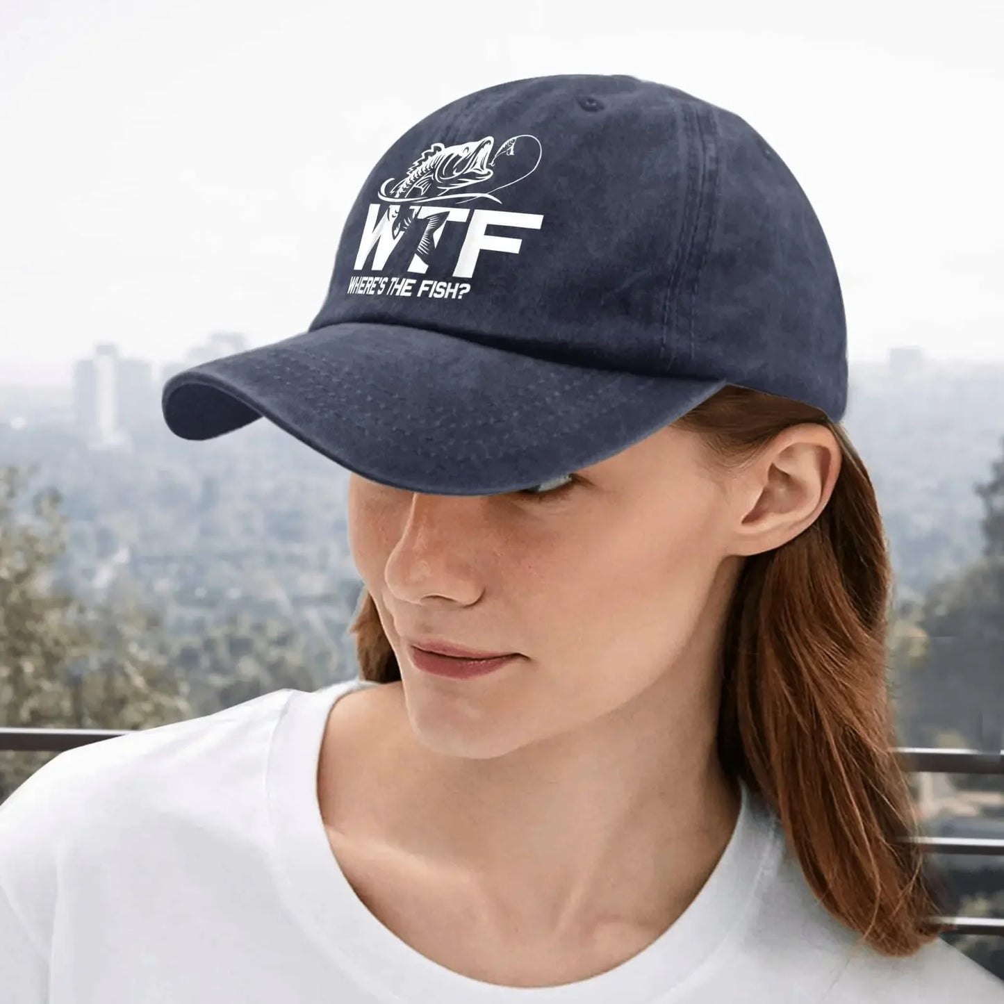 Funny Fishing Trucker Cap
