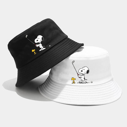 Snoopy Printed Bucket Hat Breathable Sun Hat