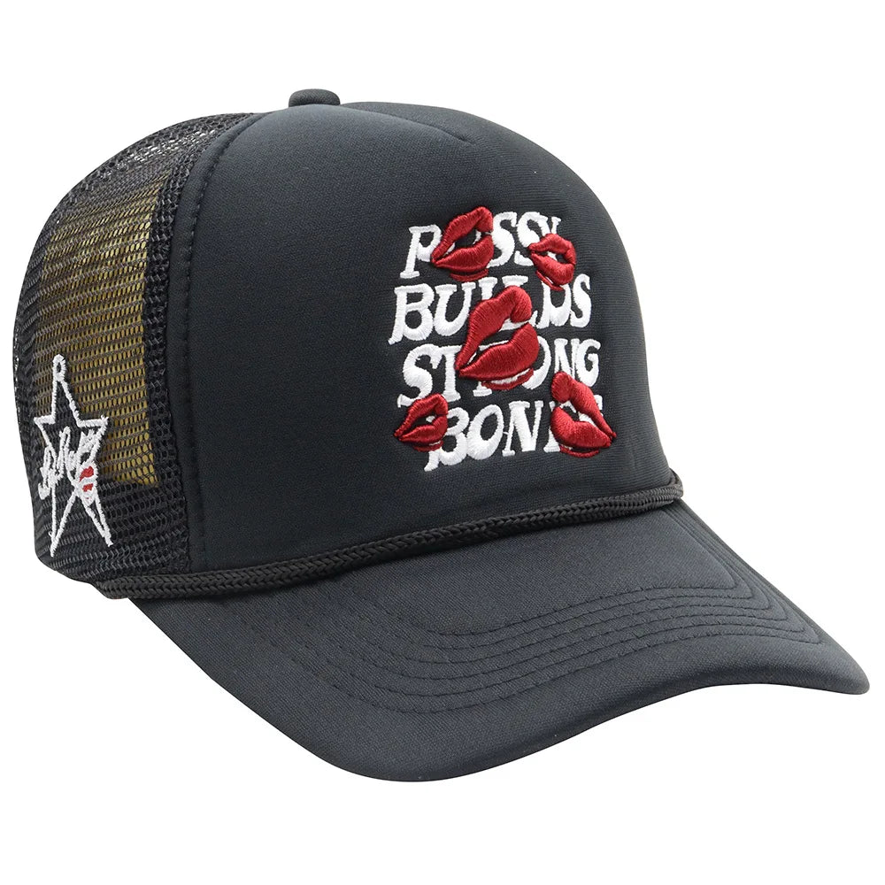 Lip Letter Hip Hop Snapback Cap