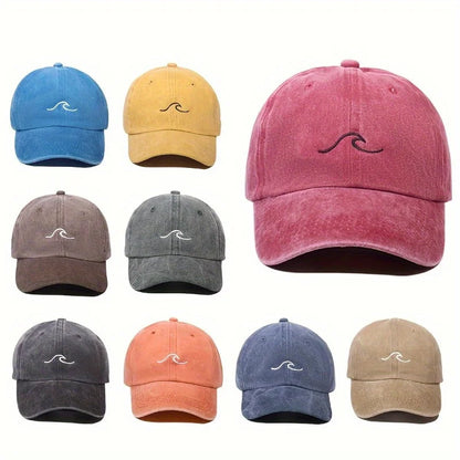 Adjustable Embroidered Flame Retro Classic Baseball Cap