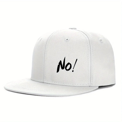 Premium Flat Brim Baseball Cap Unisex Streetwear