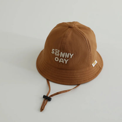 Cartoon Letter Bucket Hat Kids