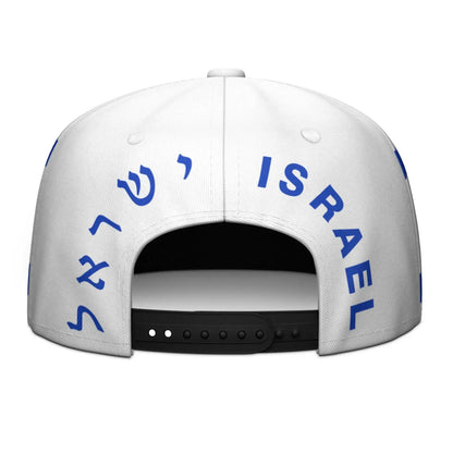Israel Flag Custom Name Snapback Cap