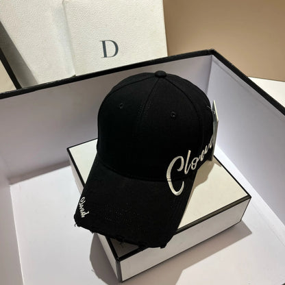 Vintage Letter Embroidery Adjustable Baseball Cap