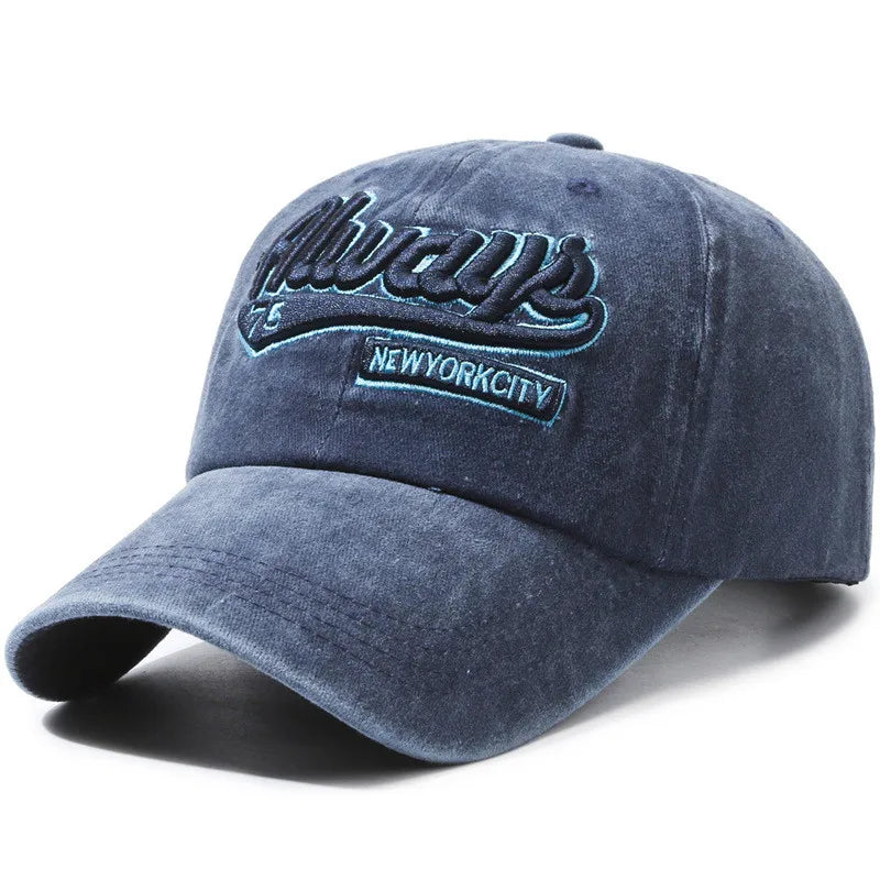 Always 3D Embroidery Vintage Baseball Cap