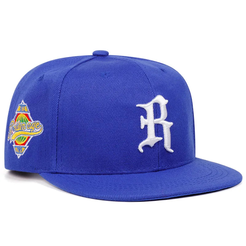 Fashion Primary Logo Embroidered Hip Hop Snapback Cap