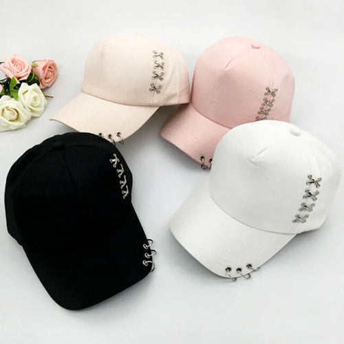 KPOP Piercing Ring Snapback Baseball Cap