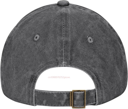 Vintage Morocco Flag Washed Denim Baseball Cap