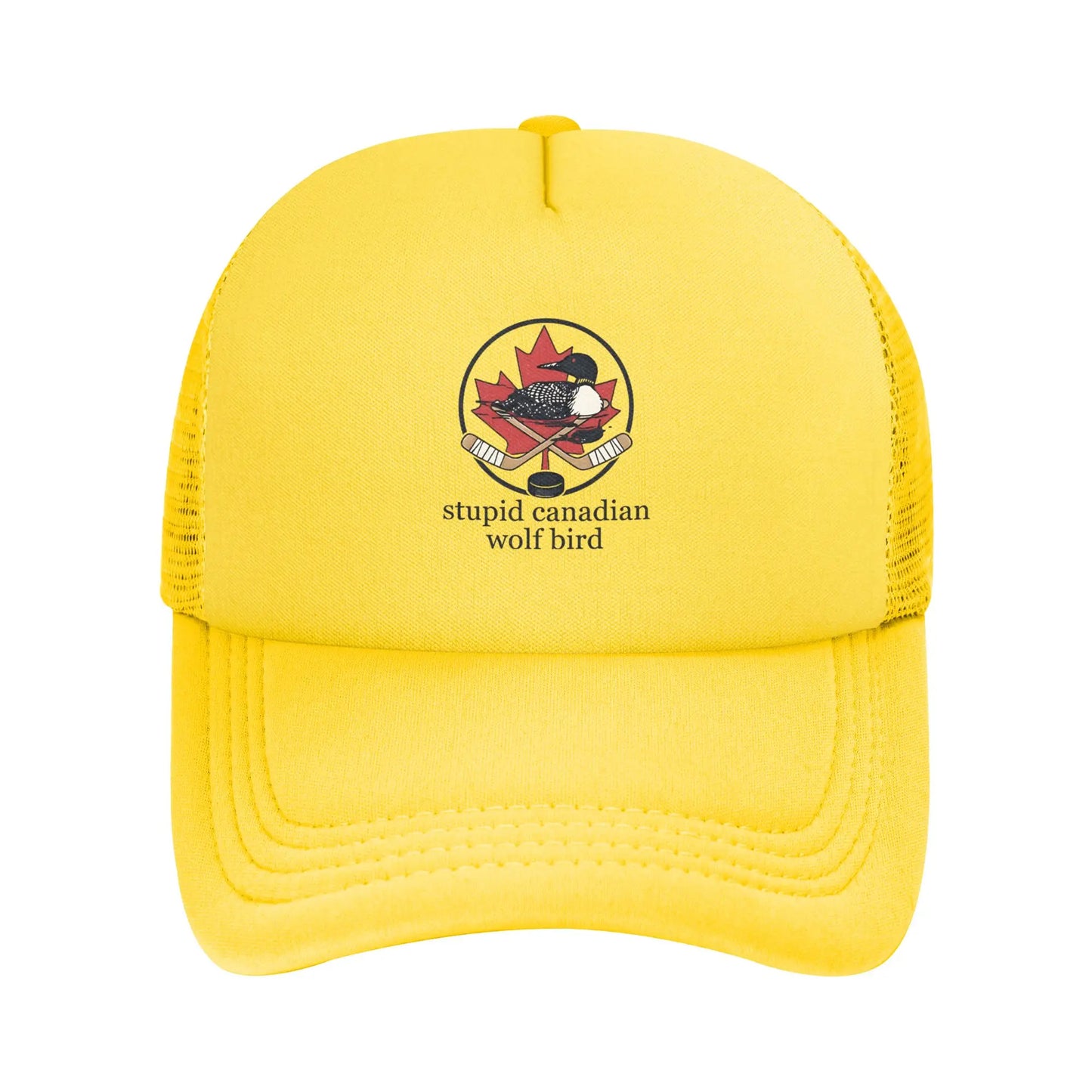 Stupid Canadian Loon Lover Mesh Trucker Baseball Cap