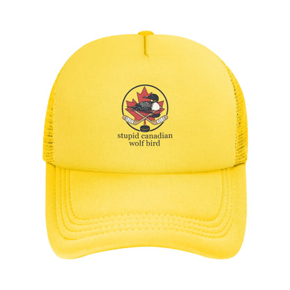 Stupid Canadian Loon Lover Mesh Trucker Baseball Cap