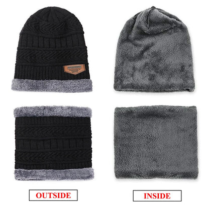Knitted Wool Winter Beanie Hat
