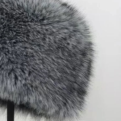 Winter Plush Fur Earflap Bucket Hat
