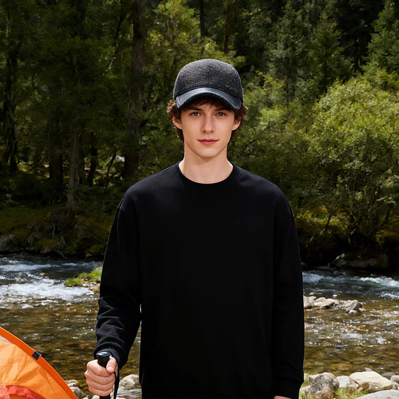 Winter Ear Flap Windproof Baseball Cap