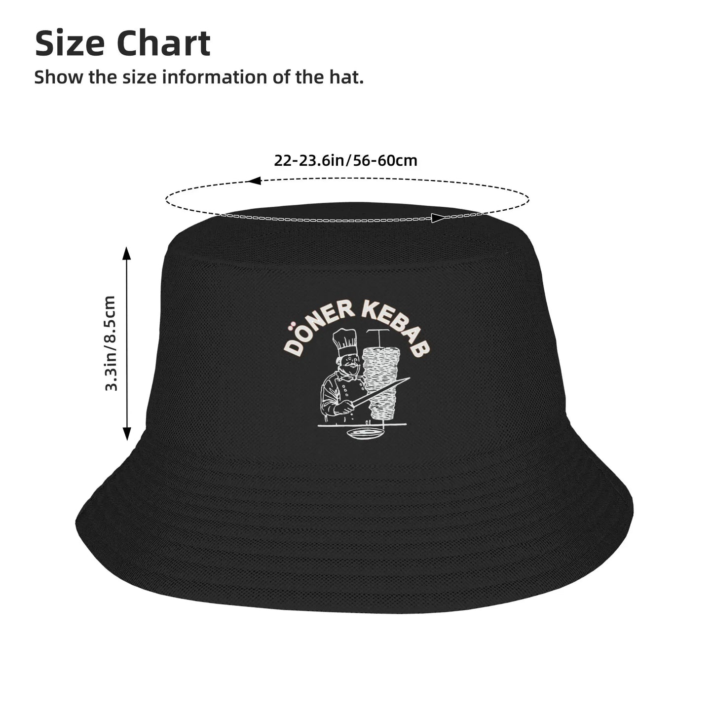 Doner Kebab Turkish Street Style Bucket Hat