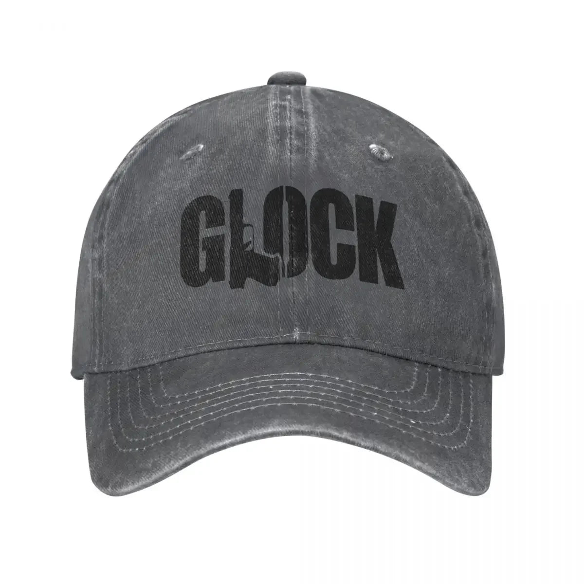 Glock Tactical Distressed Denim Snapback Cap