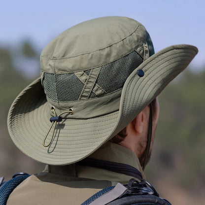 Breathable Nylon Big Eaves Bucket Hat