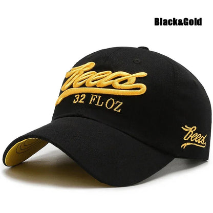 Letter 3D Embroidery Baseball Cap Unisex