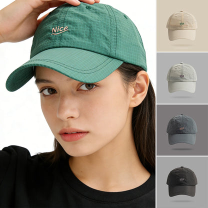 Solid Color Quick Dry Breathable Duck Tongue Baseball Cap