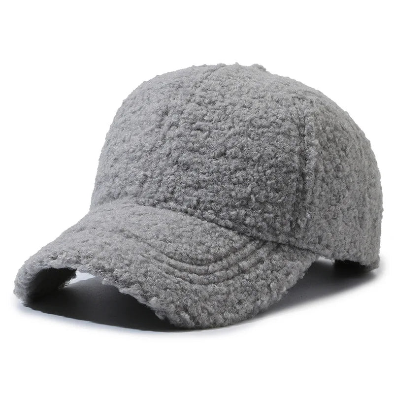 Thick Velvet Warm Duckbill Baseball Hat