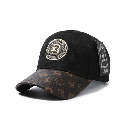 Letter Embroidered Breathable Face Slimming Baseball Cap