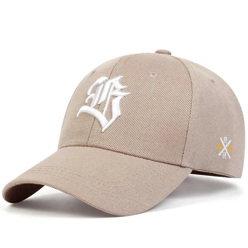 Unisex B Letter Embroidery Baseball Cap