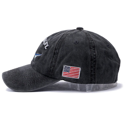 America Flag Washed Cotton Baseball Cap