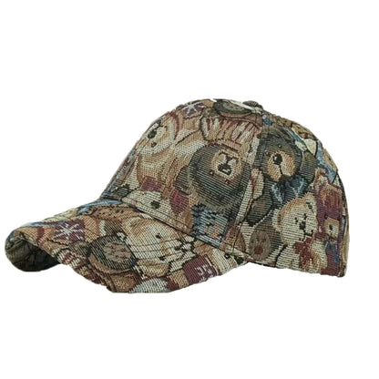 Fashion Cartoon Cute Bear Casual Sunshade Baseball Cap