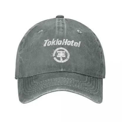 Tokio Hotel Distressed Washed Summer Baseball Cap