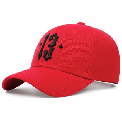 Unisex No.13 Embroidered Baseball Cap