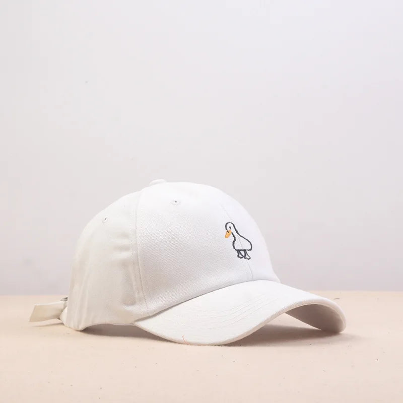 Duck Embroidered Casual Couple Baseball Cap