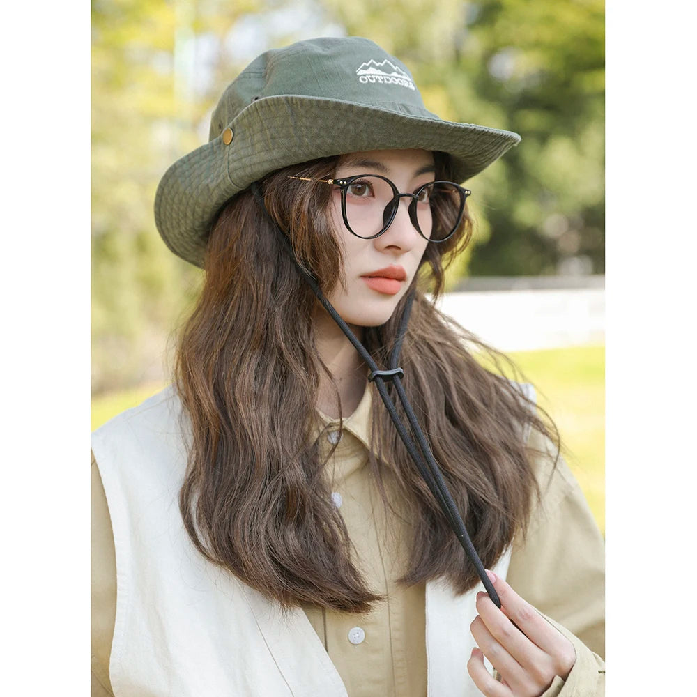 Unisex Summer Bucket Hat Outdoor Cap