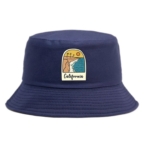 California Sun Pattern Reversible Outdoor Bucket Hat