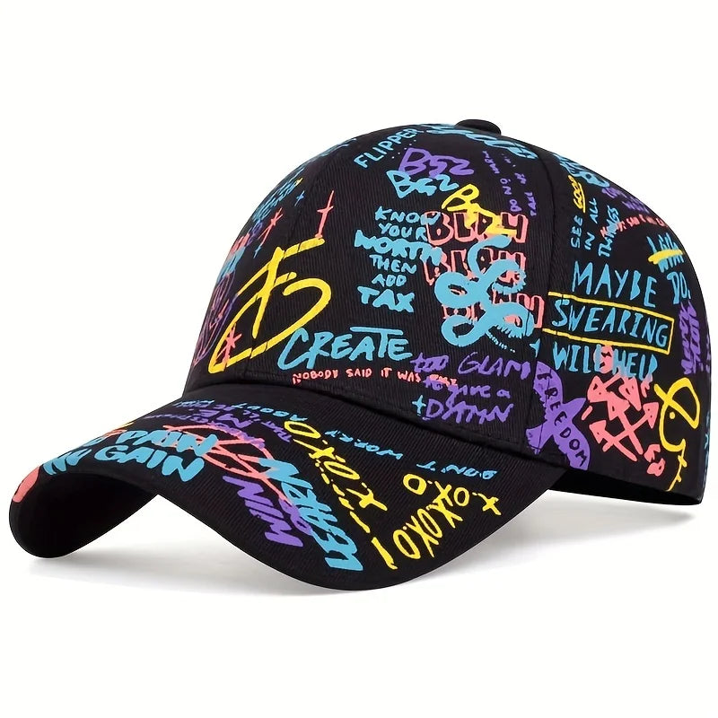 Fashion Graffiti Printing Baseball Cap