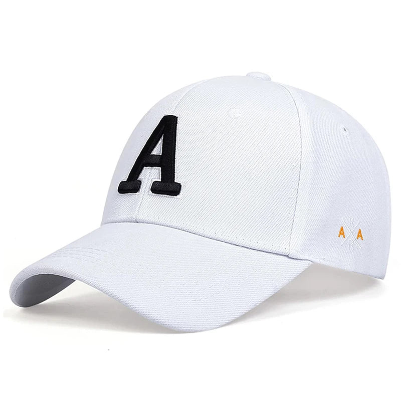 A Letter Side AR Embroidery Baseball Cap
