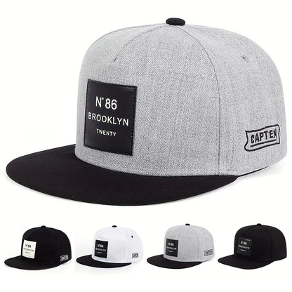 Unisex Brooklyn Print Label Embroidery Hip-hop Hats