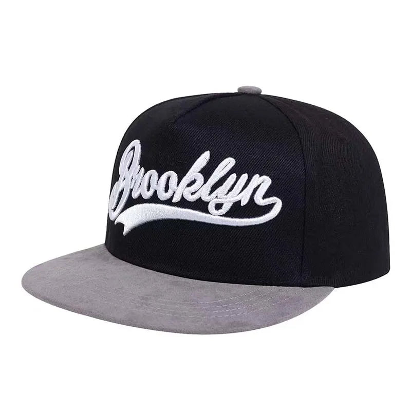 Letter Embroidered Hip Hop Baseball Hat
