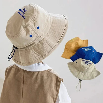 Quick Dry Solid Color Baby Bucket Hat
