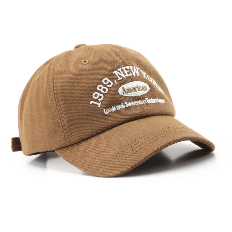 Letters Embroidered Unisex Cotton Baseball Cap
