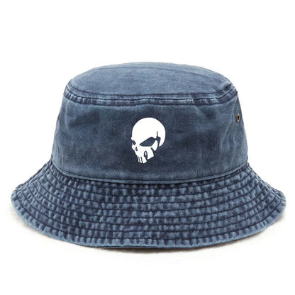 Men Vintage Bucket Hat Rock Gothic Style