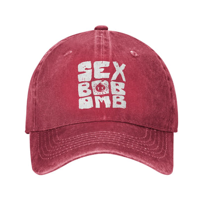 Scott Pilgrim Washed Trucker Snapback Baseball Cap