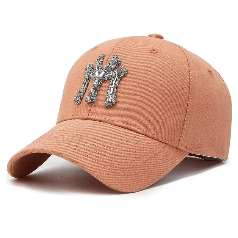 Rhinestone Spring Autumn Baseball Cap