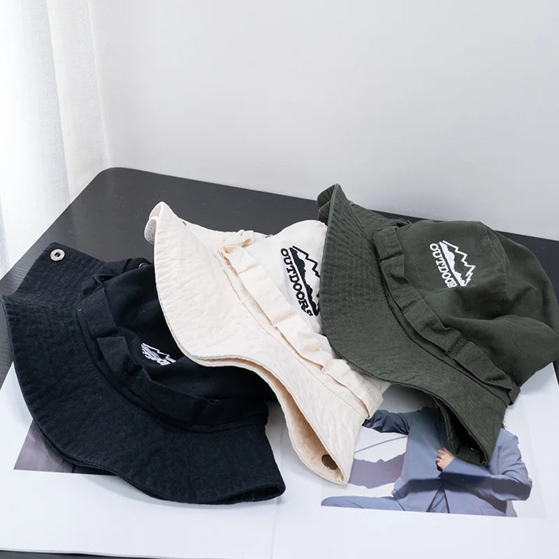 Wide Brim UV Protection Bucket Hat